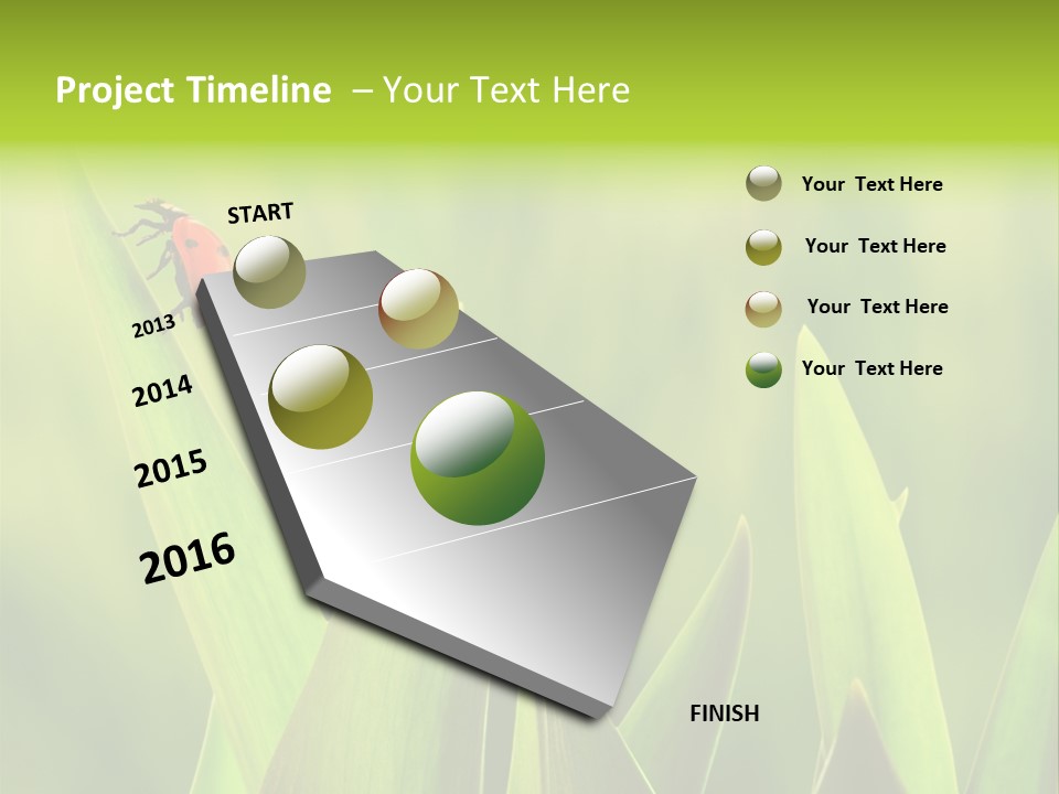 Garden Fresh Lawn PowerPoint Template