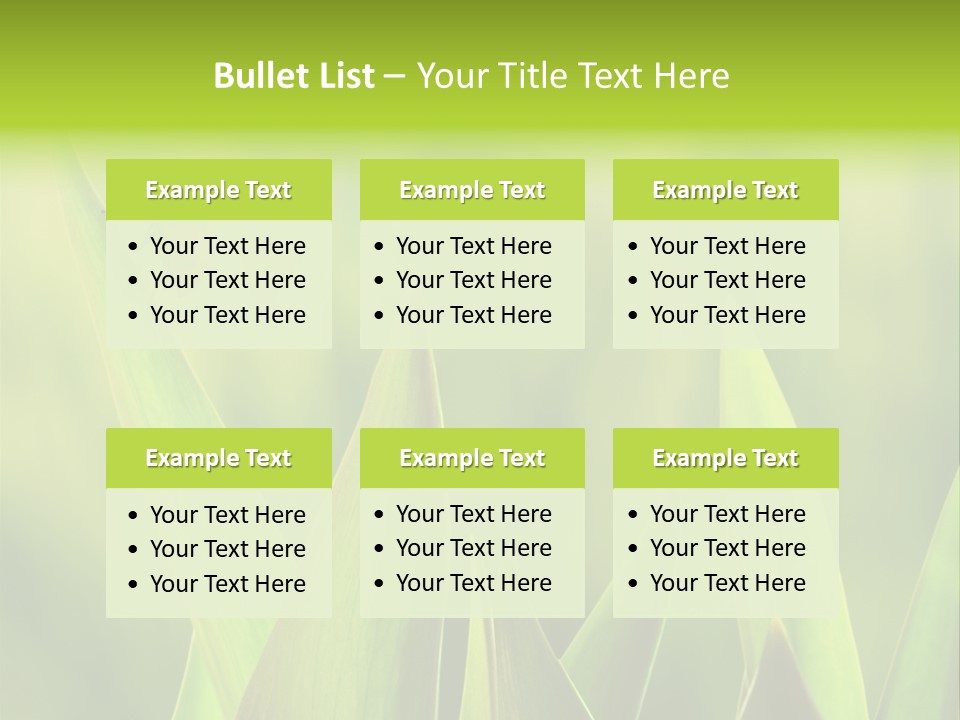 Garden Fresh Lawn PowerPoint Template