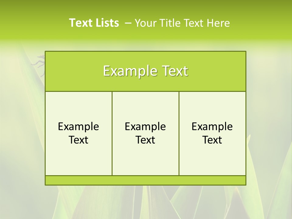 Garden Fresh Lawn PowerPoint Template
