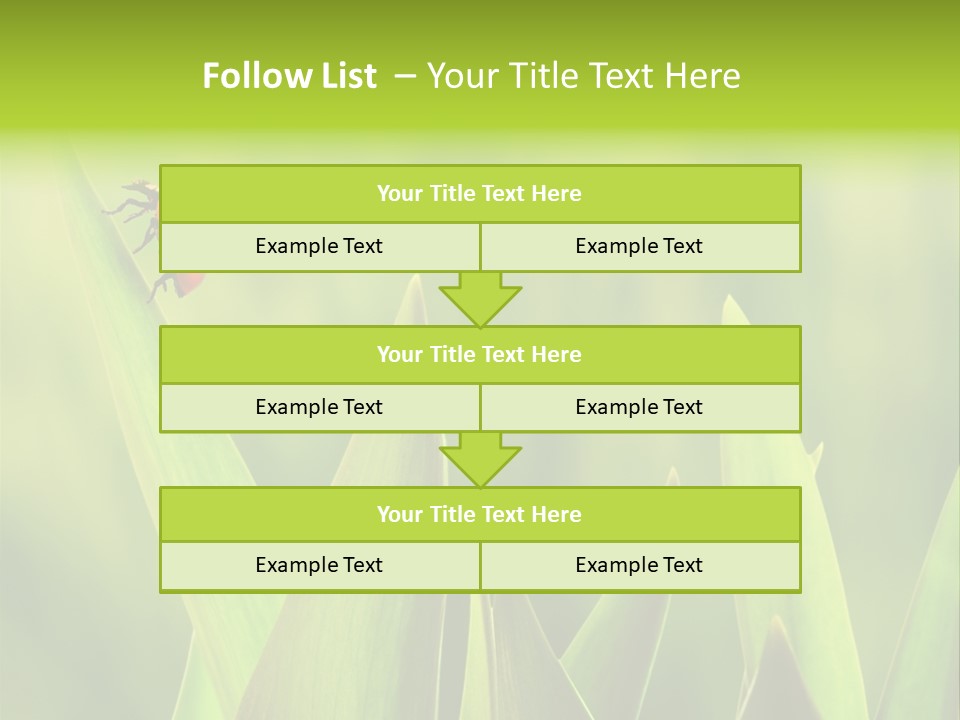 Garden Fresh Lawn PowerPoint Template