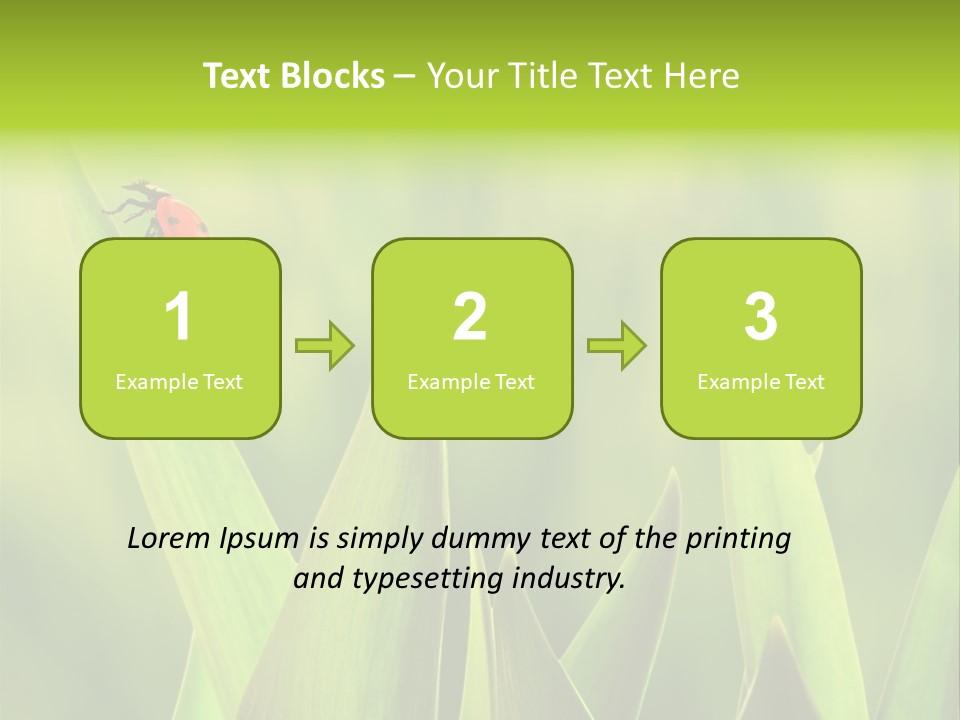 Garden Fresh Lawn PowerPoint Template