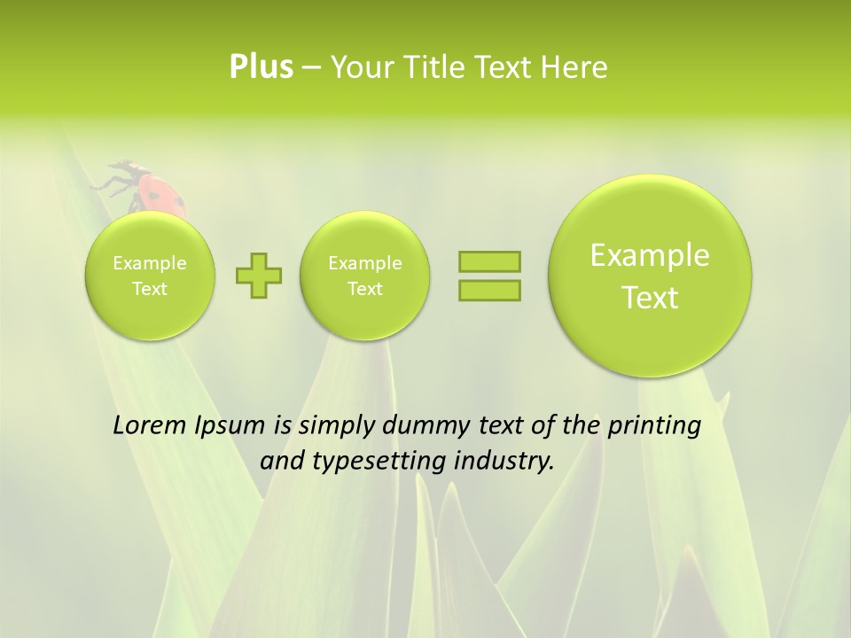 Garden Fresh Lawn PowerPoint Template