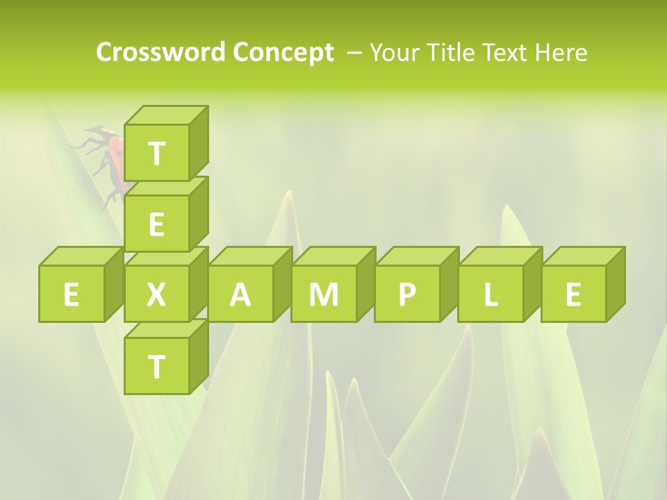 Garden Fresh Lawn PowerPoint Template