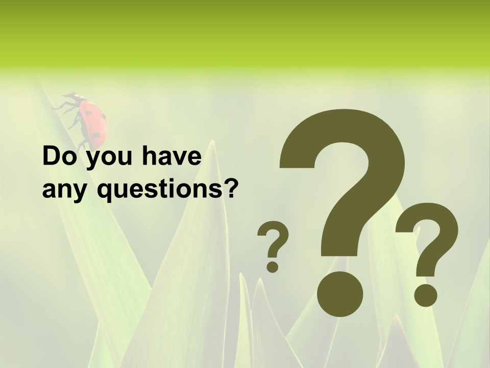 Garden Fresh Lawn PowerPoint Template