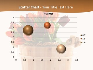 Orange Sauna Bucket PowerPoint Template