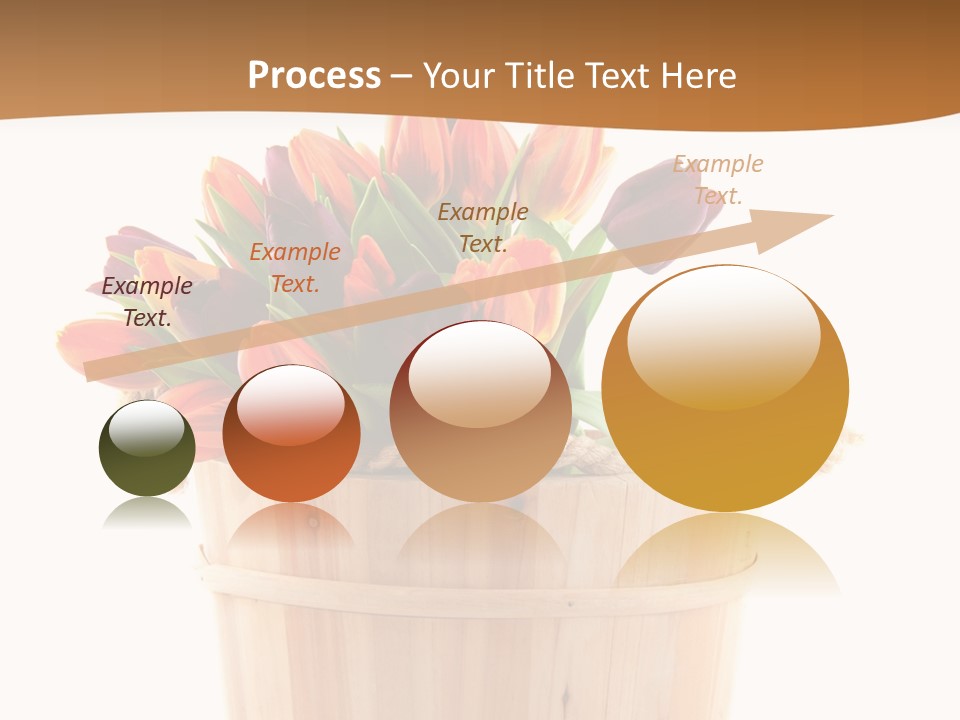 Orange Sauna Bucket PowerPoint Template