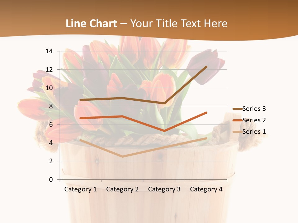 Orange Sauna Bucket PowerPoint Template