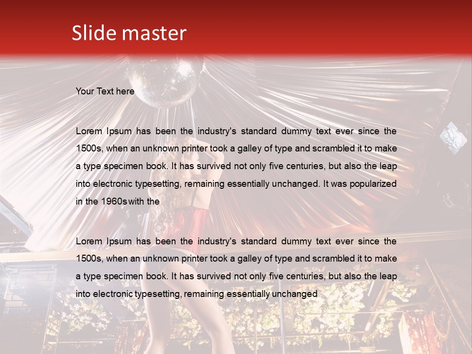 Body Leg Female PowerPoint Template