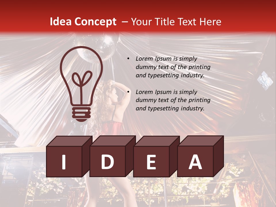 Body Leg Female PowerPoint Template