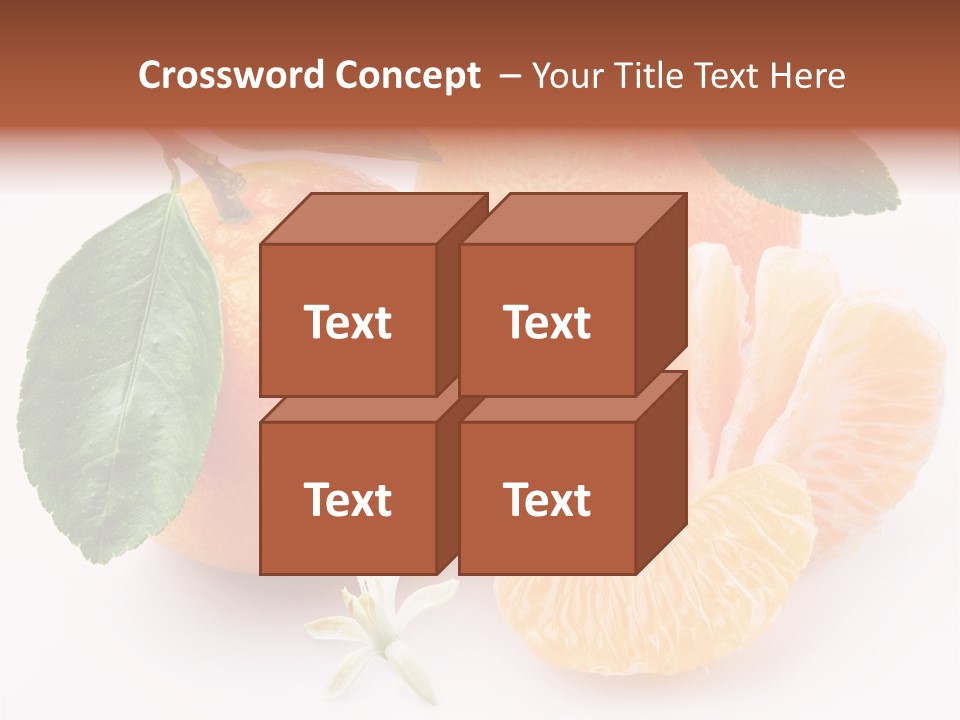 Food Health Leaf PowerPoint Template