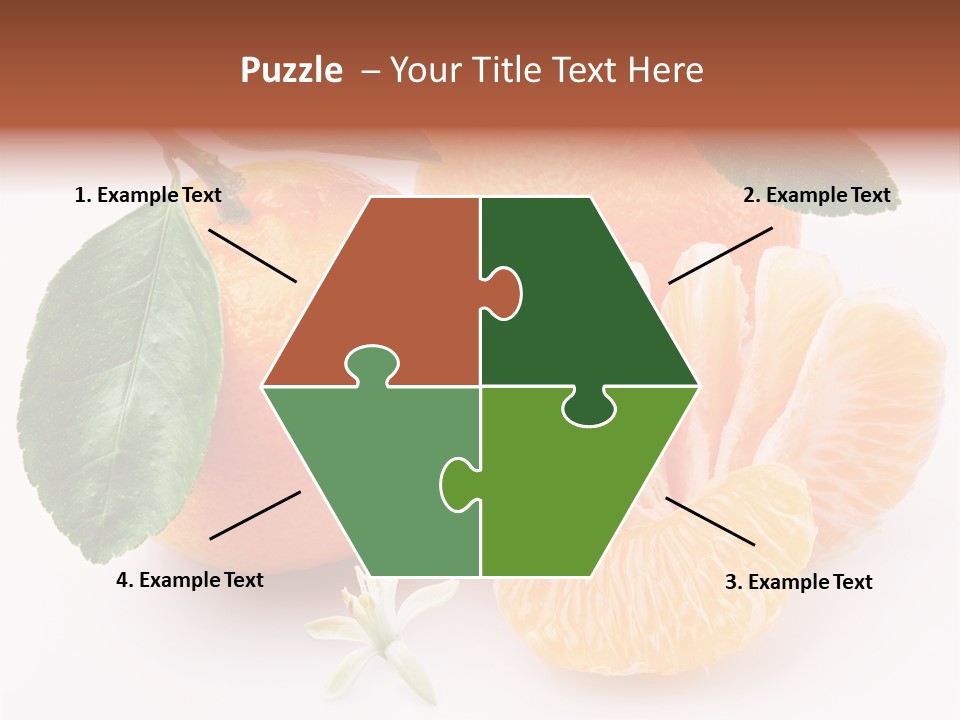Food Health Leaf PowerPoint Template