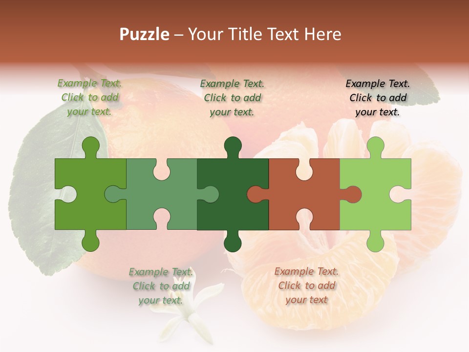 Food Health Leaf PowerPoint Template