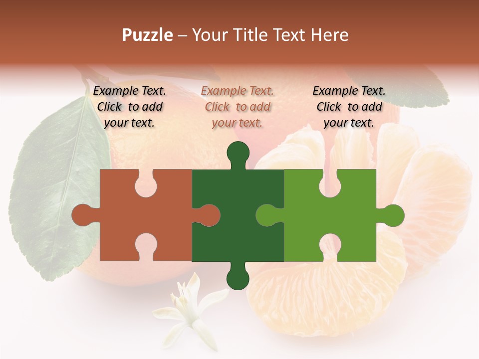 Food Health Leaf PowerPoint Template