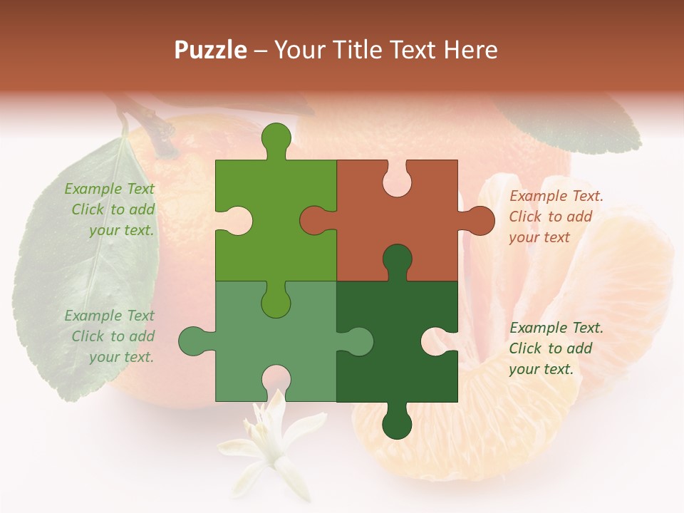 Food Health Leaf PowerPoint Template