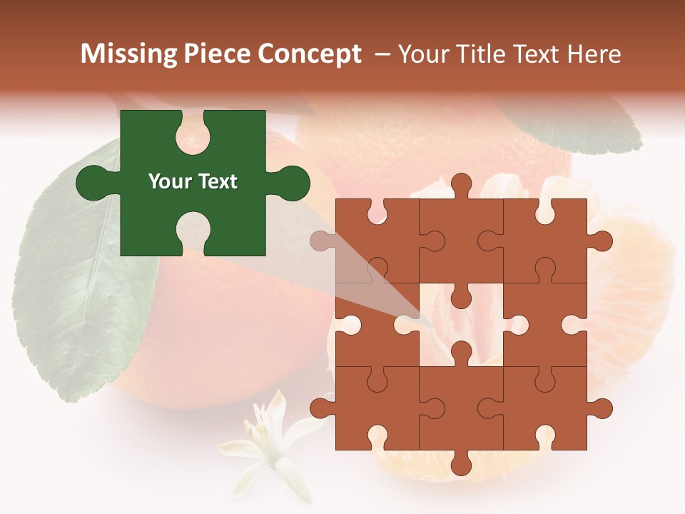 Food Health Leaf PowerPoint Template