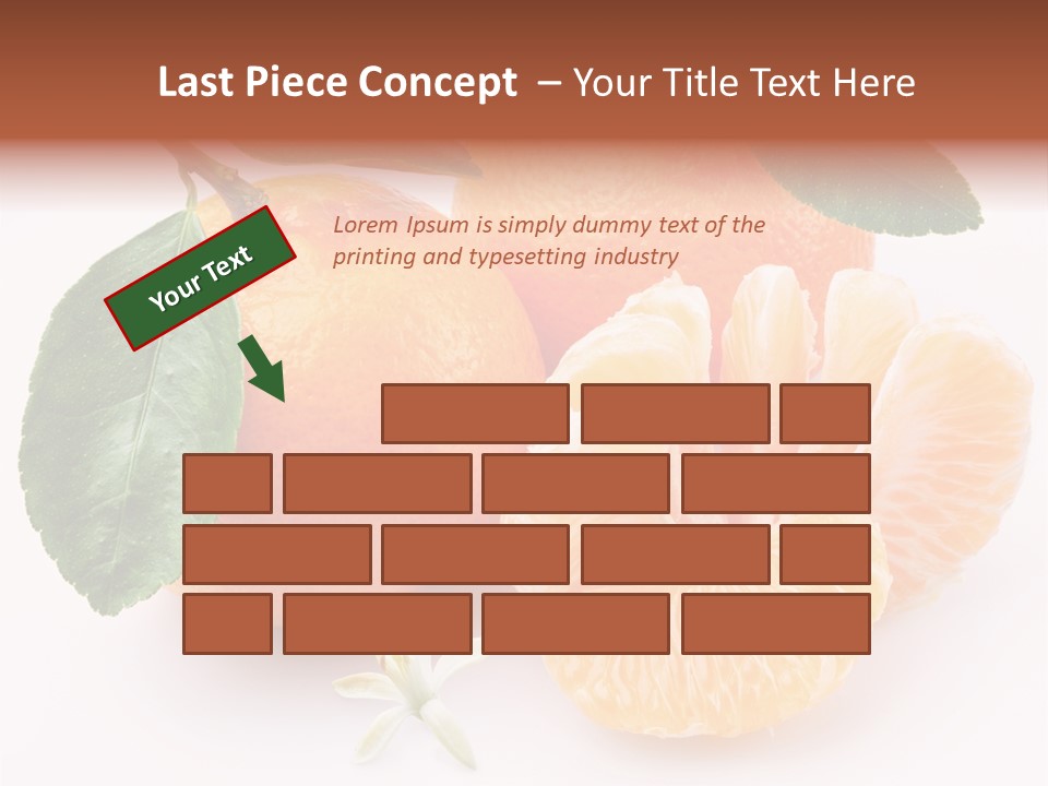 Food Health Leaf PowerPoint Template