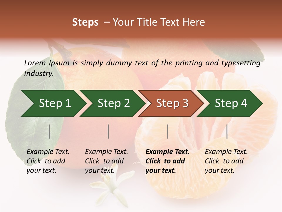 Food Health Leaf PowerPoint Template