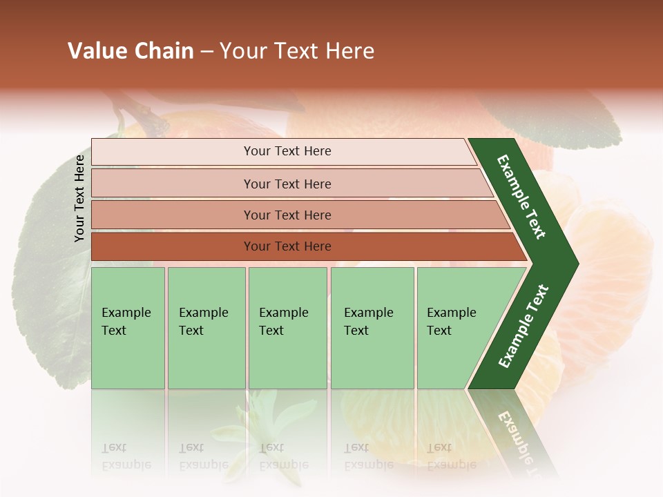 Food Health Leaf PowerPoint Template