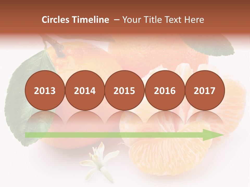 Food Health Leaf PowerPoint Template