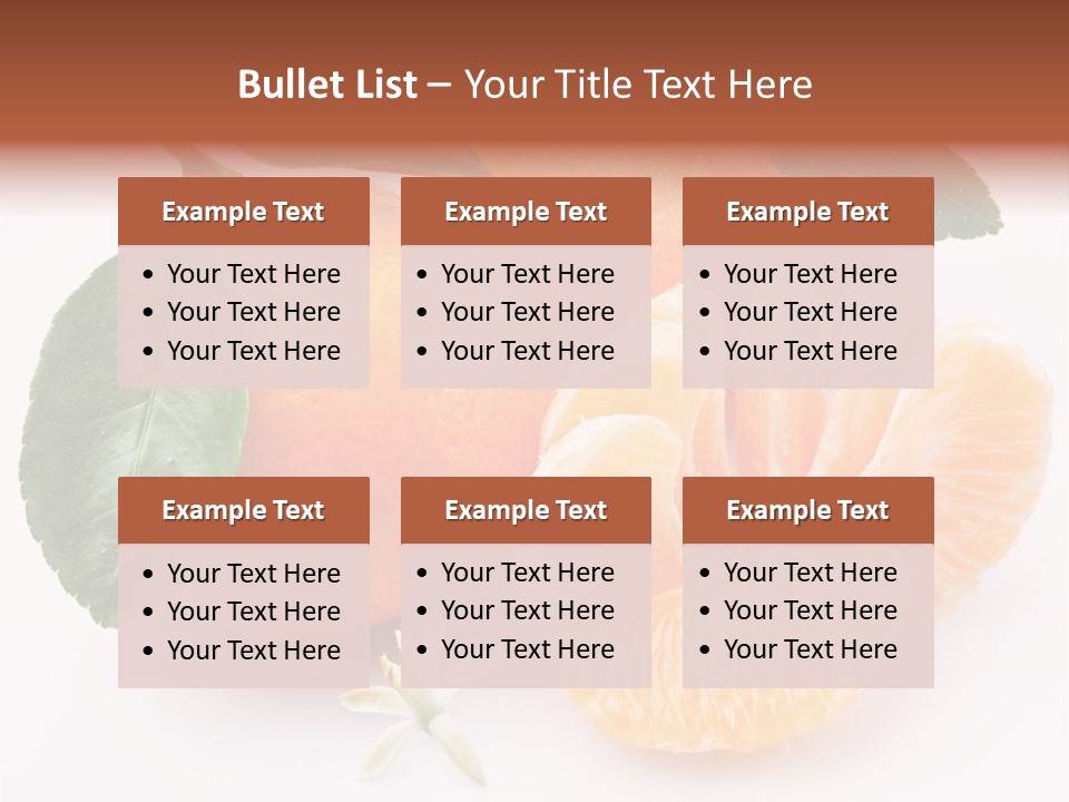Food Health Leaf PowerPoint Template