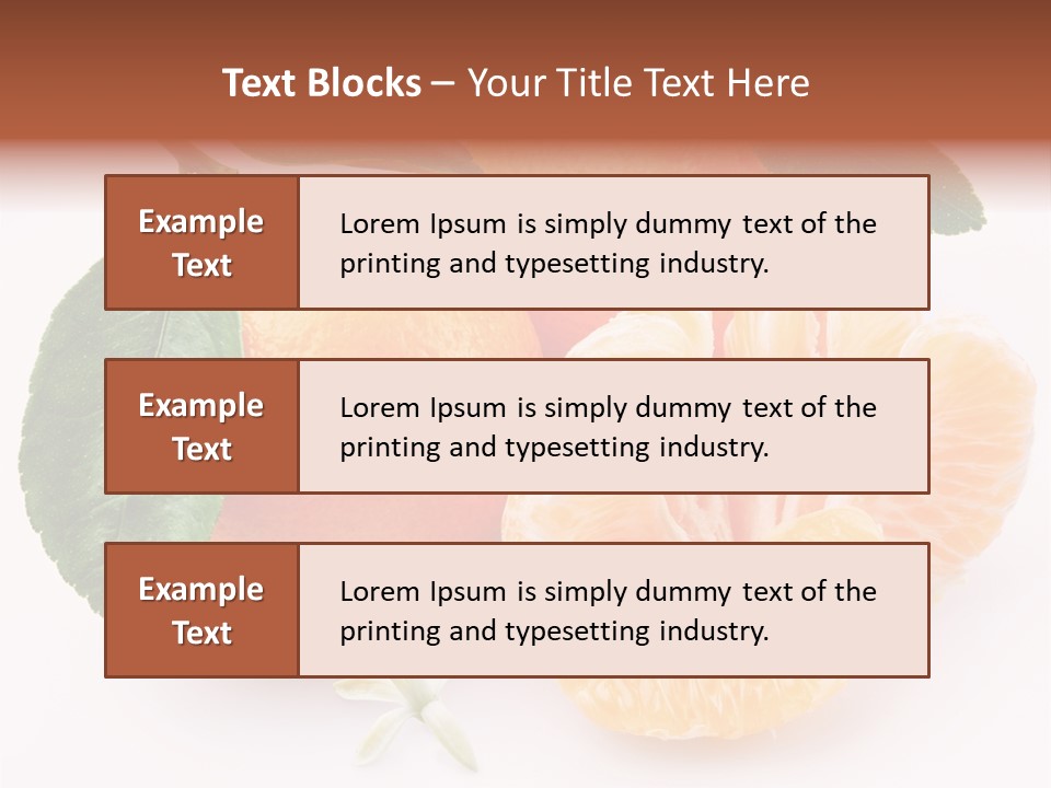 Food Health Leaf PowerPoint Template