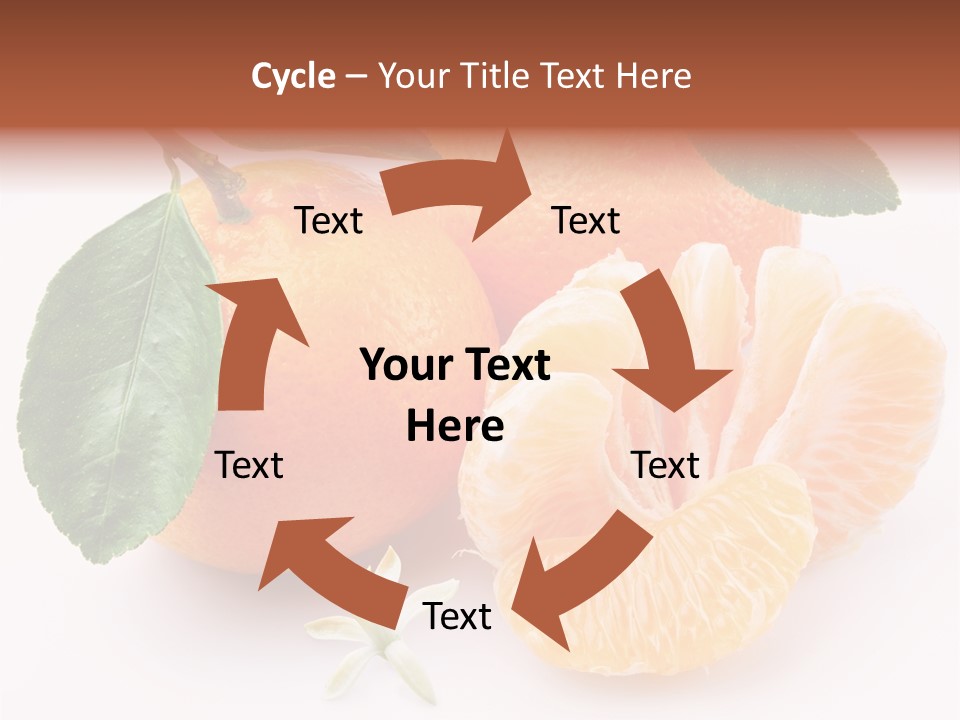 Food Health Leaf PowerPoint Template