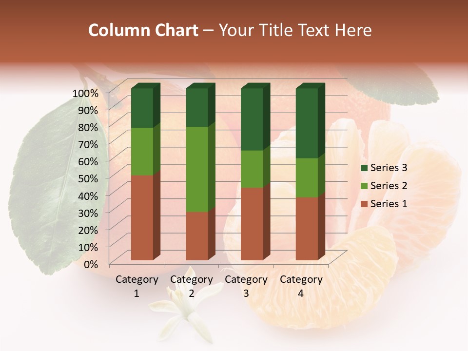 Food Health Leaf PowerPoint Template