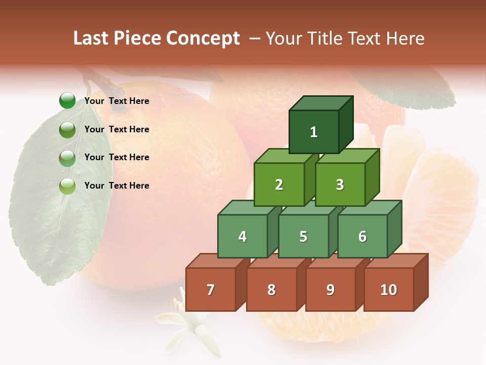 Food Health Leaf PowerPoint Template