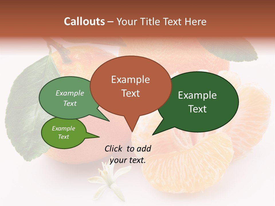 Food Health Leaf PowerPoint Template