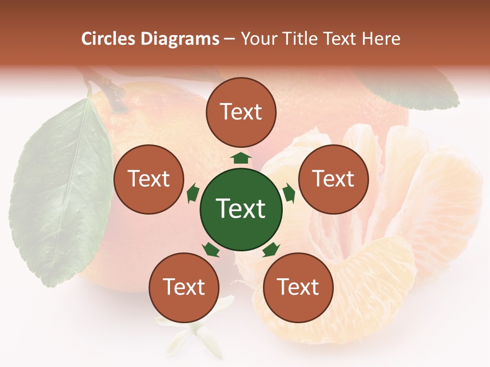 Food Health Leaf PowerPoint Template