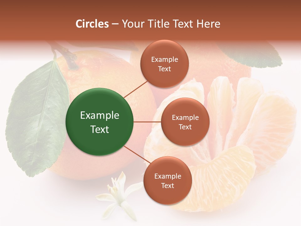 Food Health Leaf PowerPoint Template