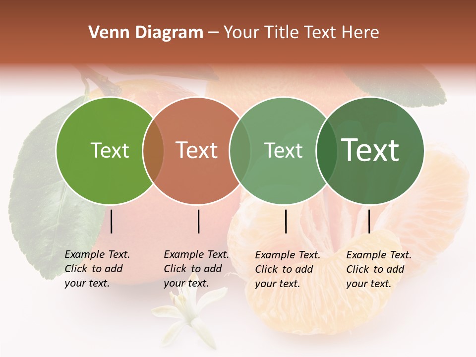 Food Health Leaf PowerPoint Template