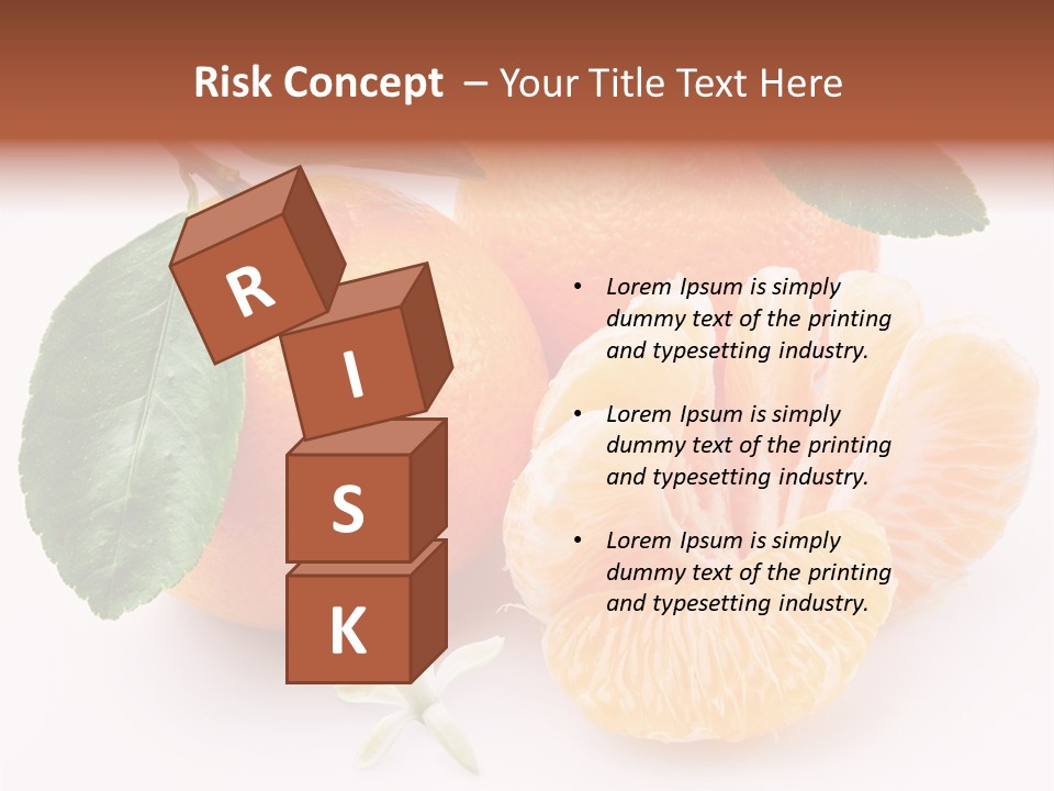 Food Health Leaf PowerPoint Template