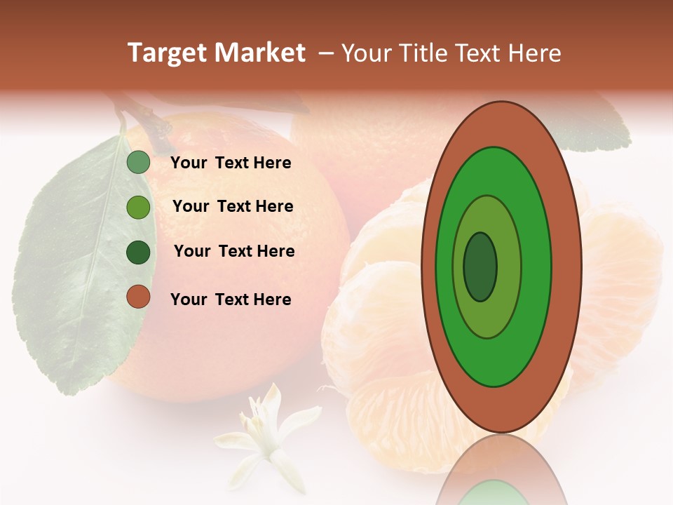 Food Health Leaf PowerPoint Template