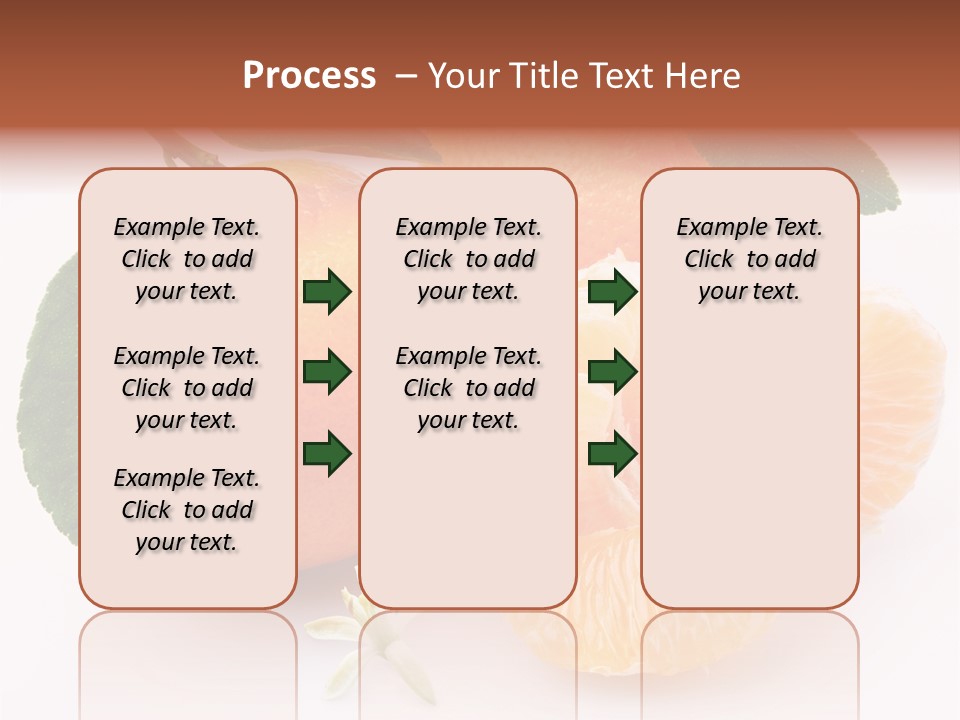 Food Health Leaf PowerPoint Template