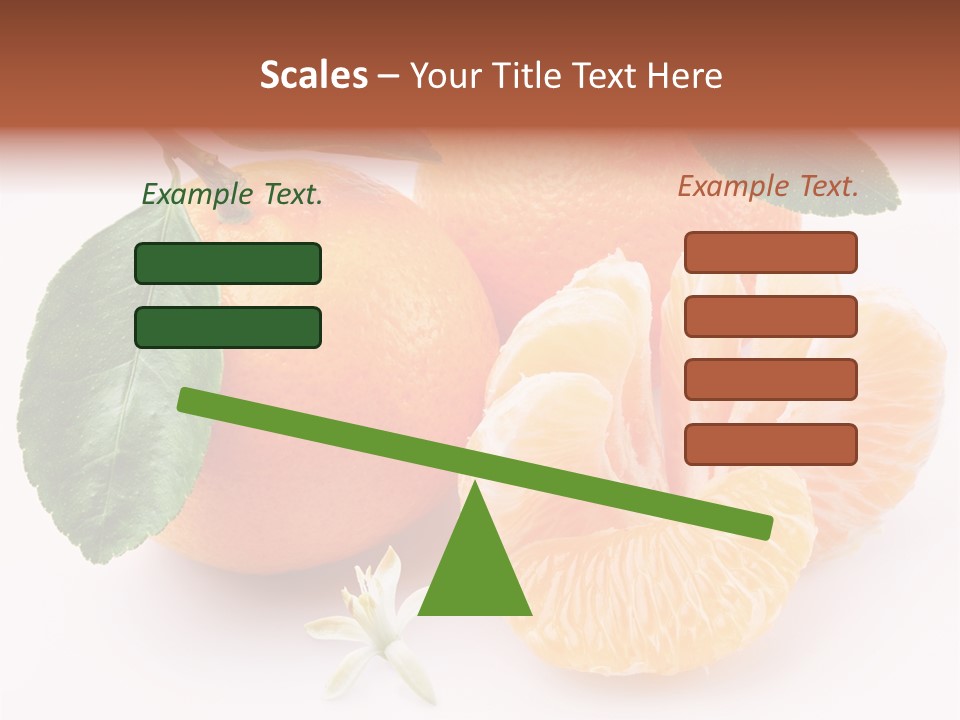 Food Health Leaf PowerPoint Template