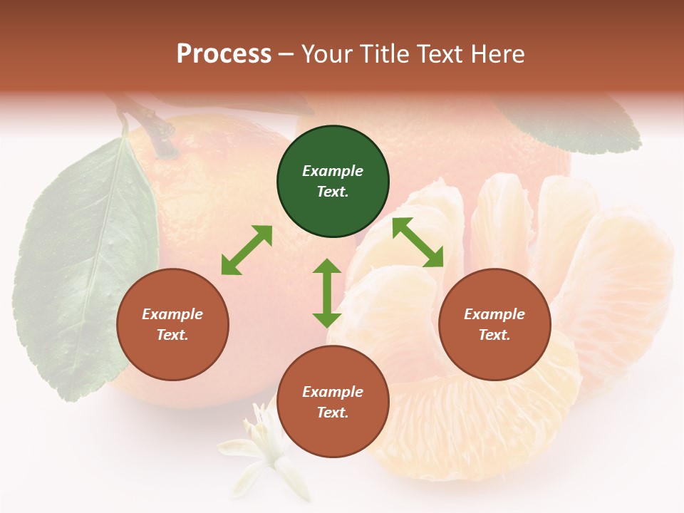 Food Health Leaf PowerPoint Template