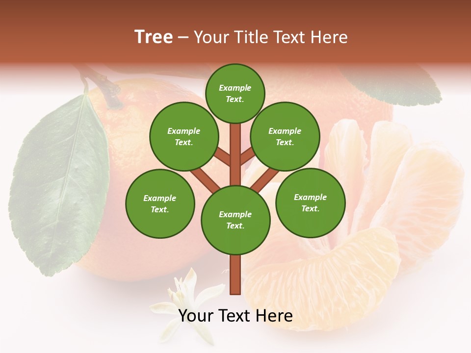 Food Health Leaf PowerPoint Template