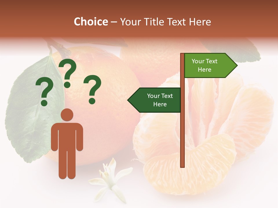 Food Health Leaf PowerPoint Template