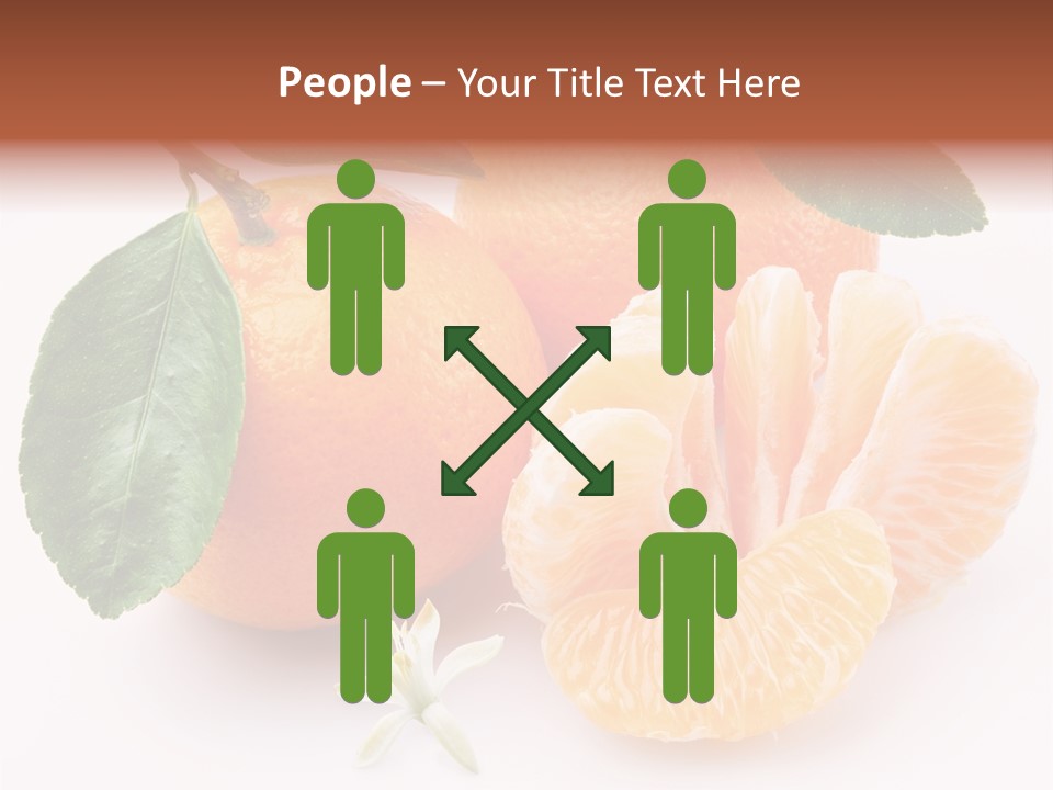 Food Health Leaf PowerPoint Template