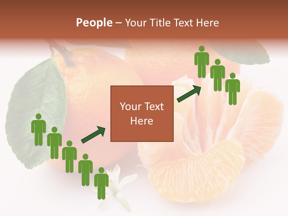 Food Health Leaf PowerPoint Template