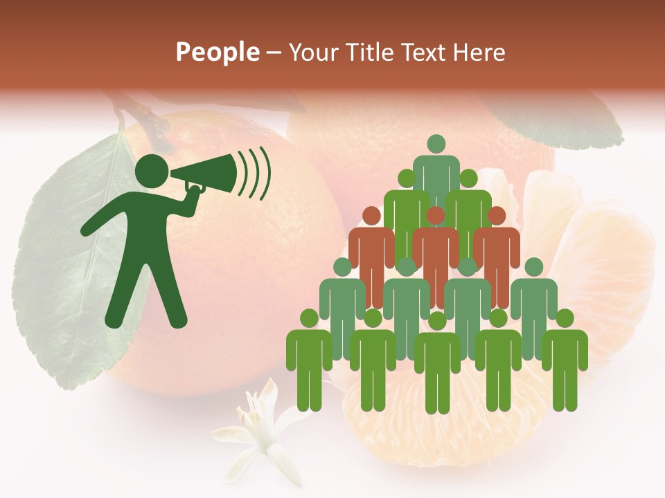 Food Health Leaf PowerPoint Template