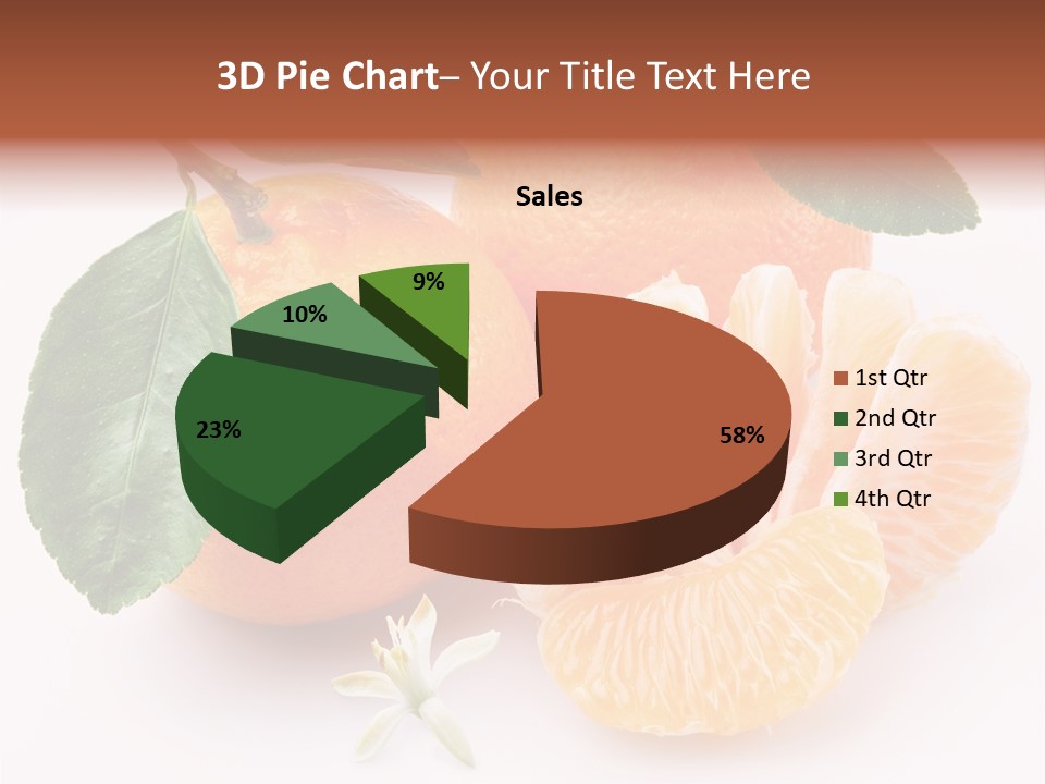 Food Health Leaf PowerPoint Template