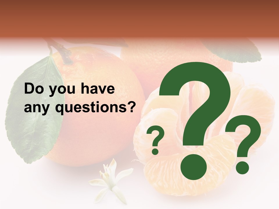 Food Health Leaf PowerPoint Template