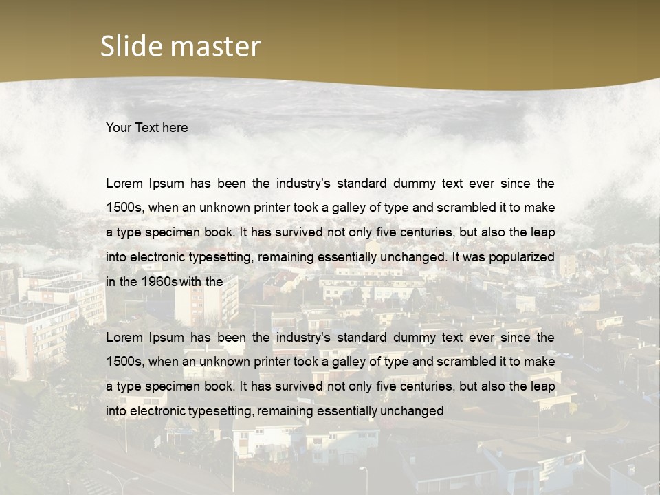 Sea Disaster Natural Disaster PowerPoint Template