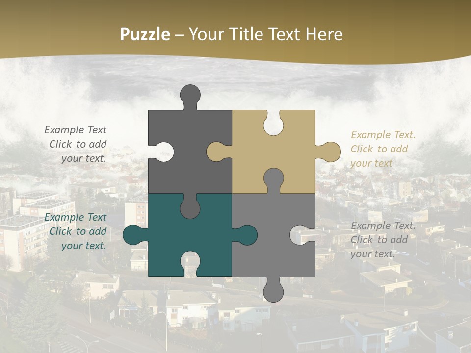 Sea Disaster Natural Disaster PowerPoint Template