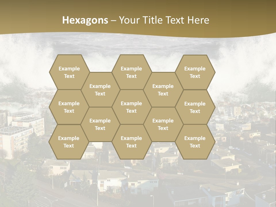 Sea Disaster Natural Disaster PowerPoint Template