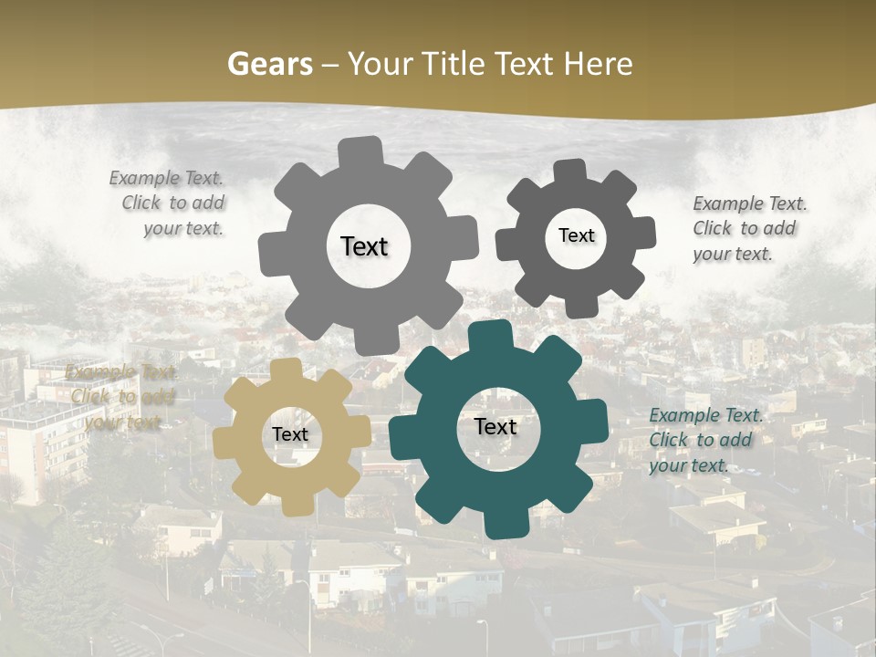 Sea Disaster Natural Disaster PowerPoint Template