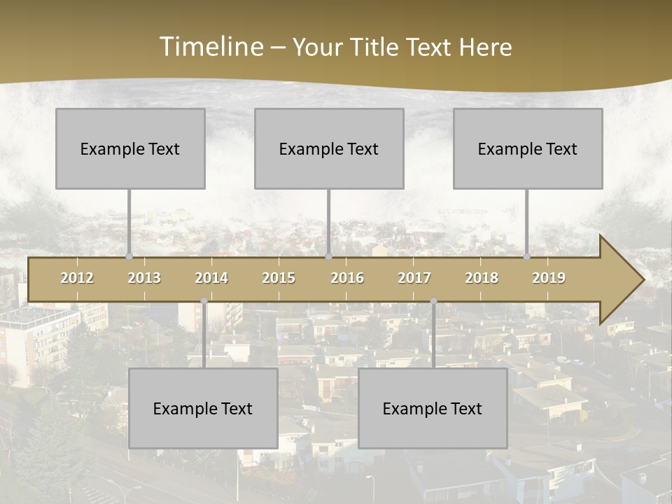 Sea Disaster Natural Disaster PowerPoint Template