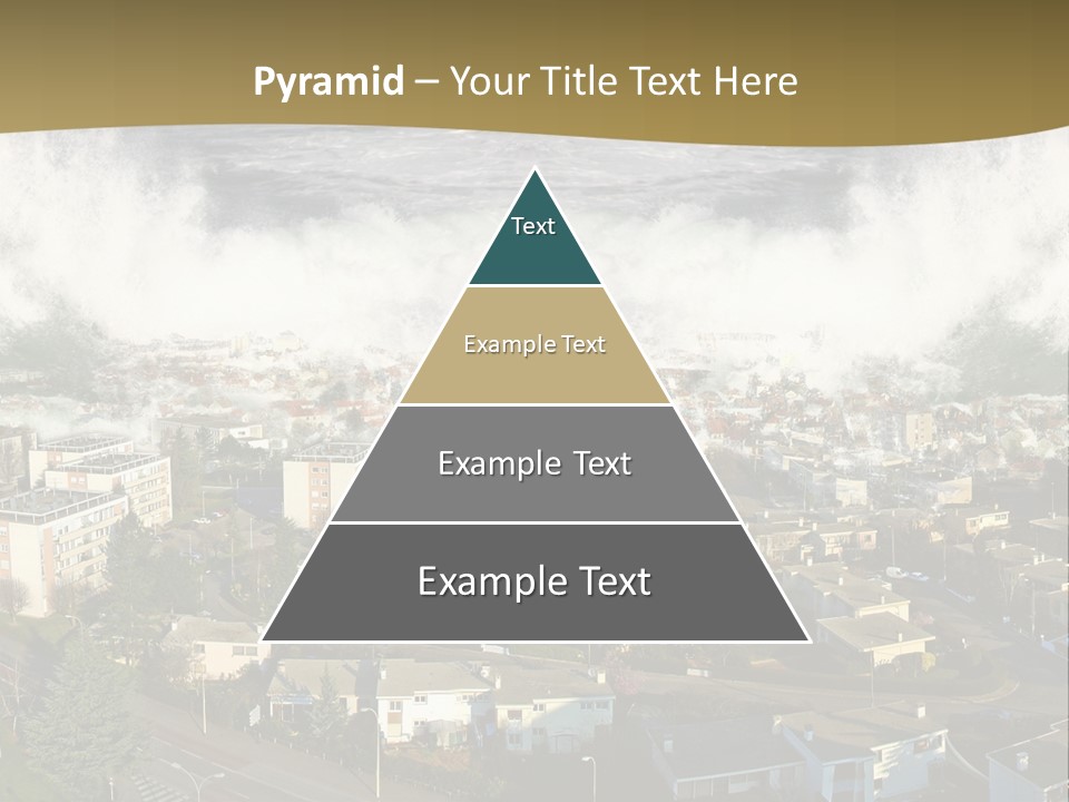 Sea Disaster Natural Disaster PowerPoint Template